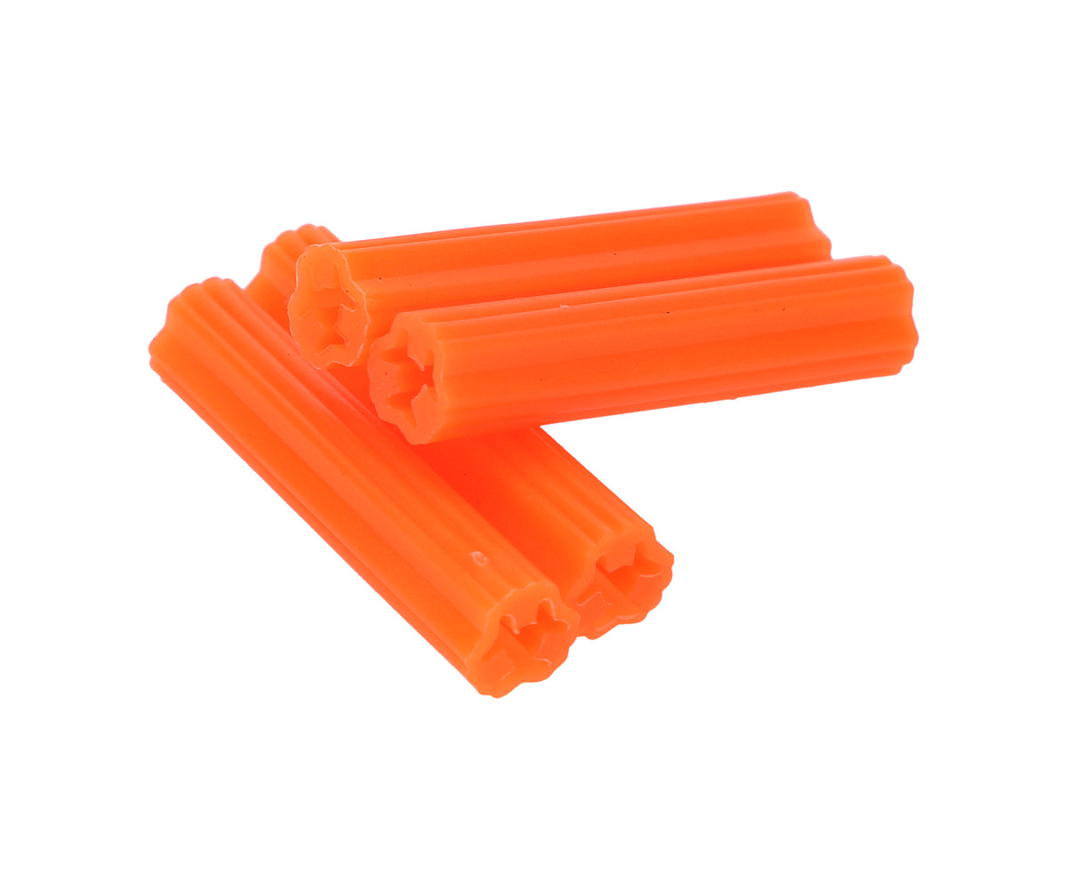 TARUGO PLAST. NARANJA 3/8 X  1 1/2