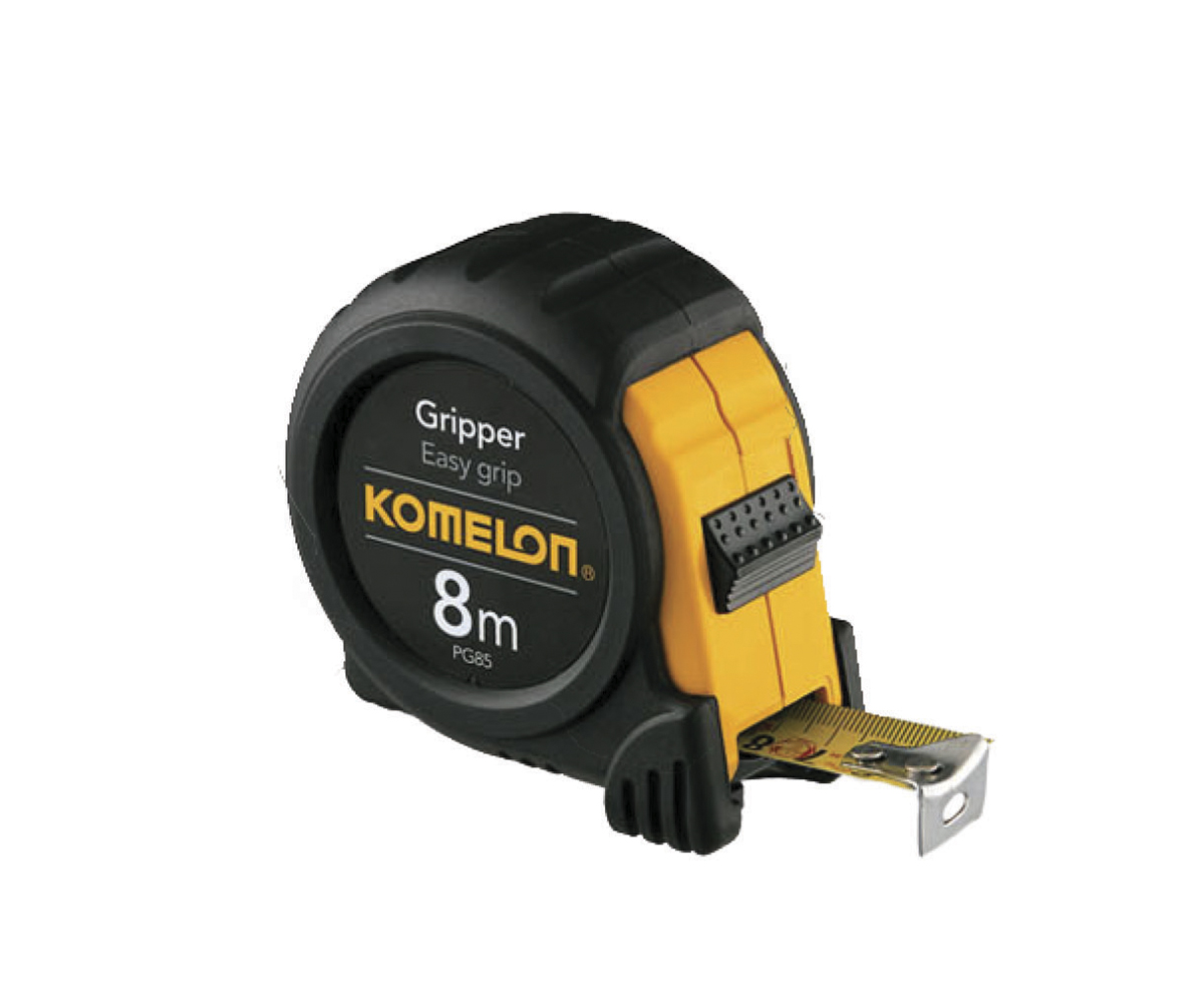 CINTA METRICA KOMELON 8 MTS GRIPPER EASY GRIP