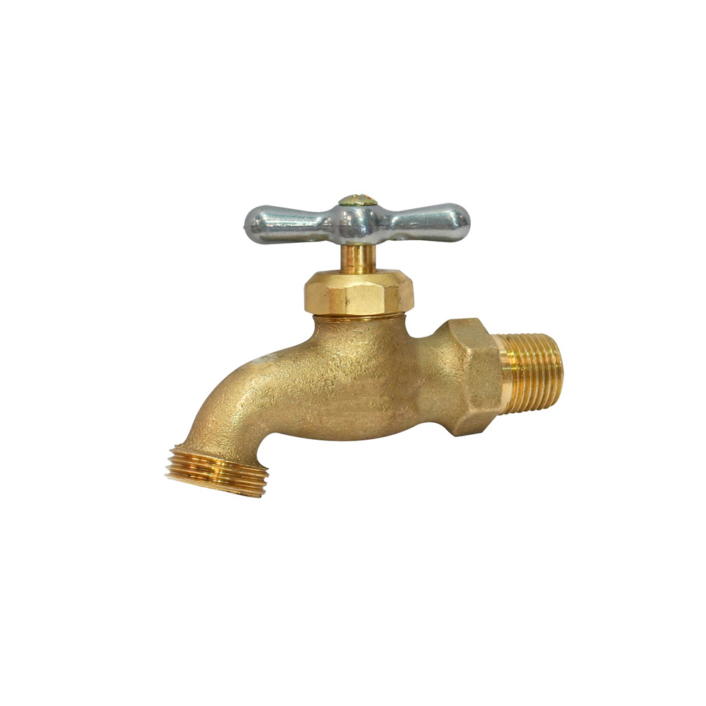 LLAVE CHORRO DE 1/2 LATON C/MANECILLA NEGRA FOSET 49074