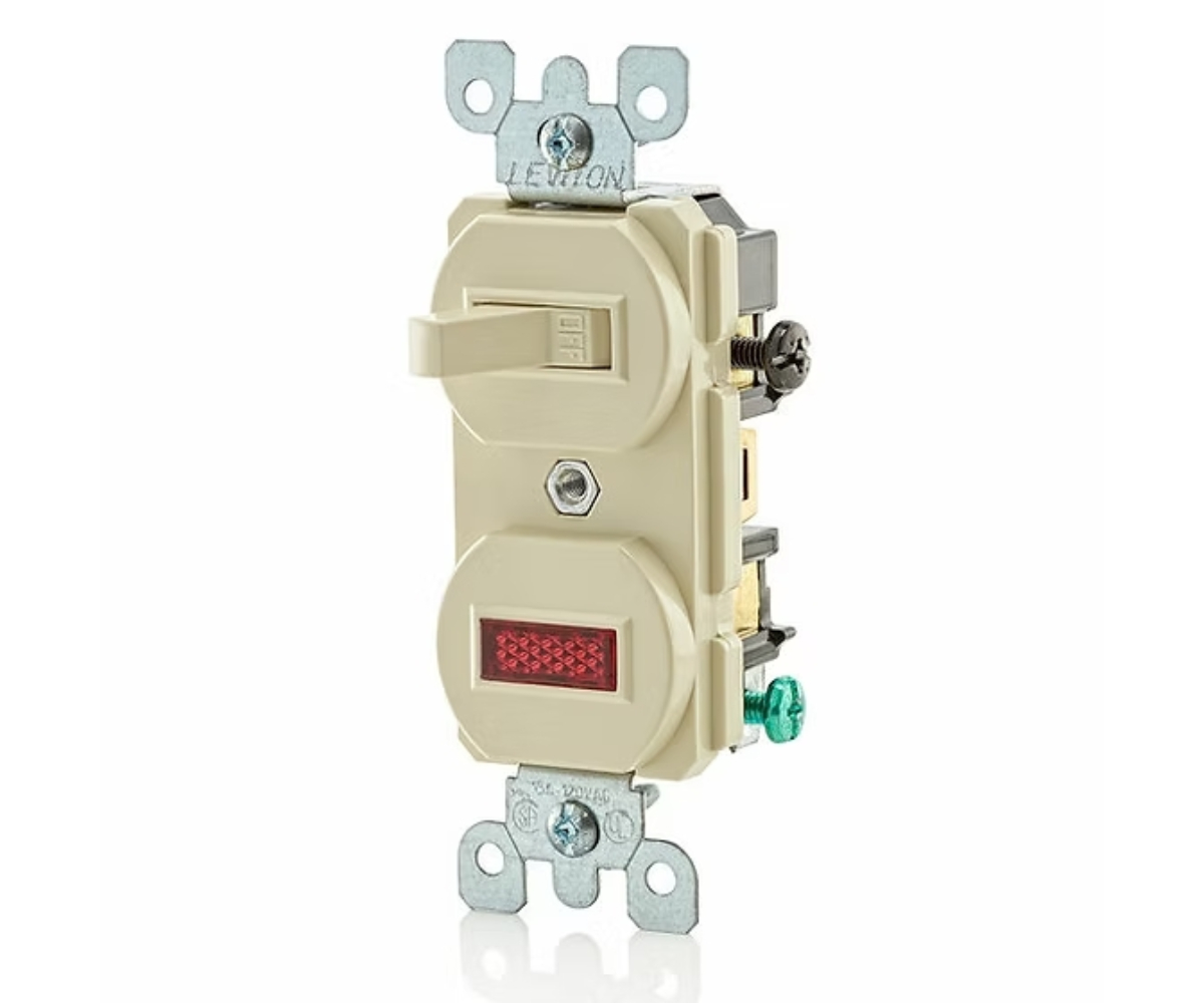 OLEGRAND MARFIL SWITCH PILOTO P/CALENTADOR 2P