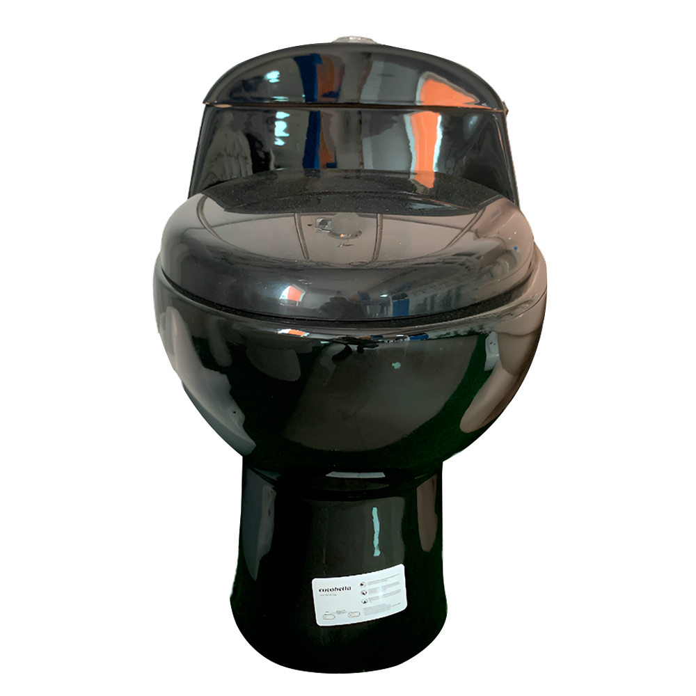INODORO COCO NEGRO 1PIEZA C/TAPA 6052/CB-6633K TANQUE ALTO