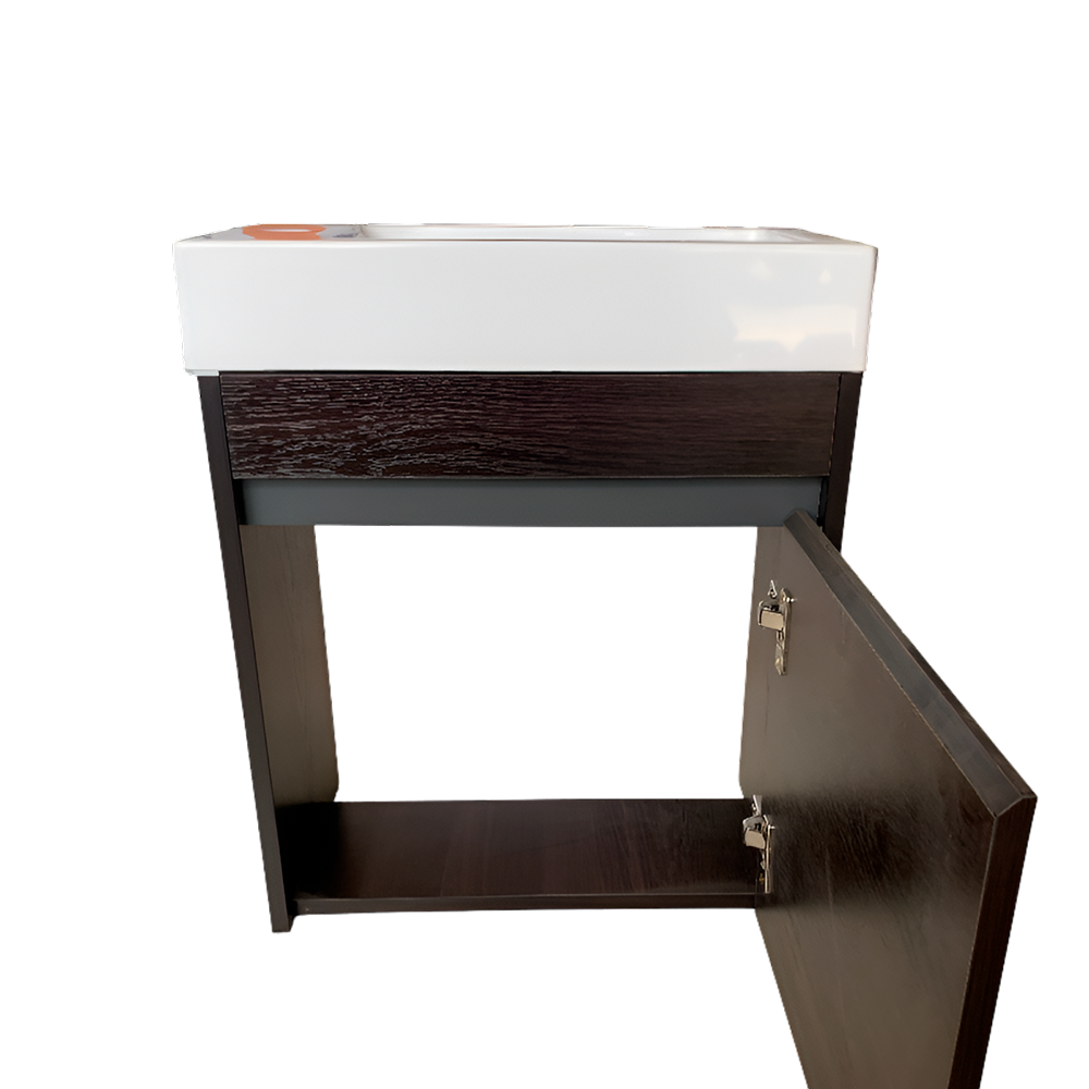 MUEBLE D/BAÑO 45CM MARRON OSCURO