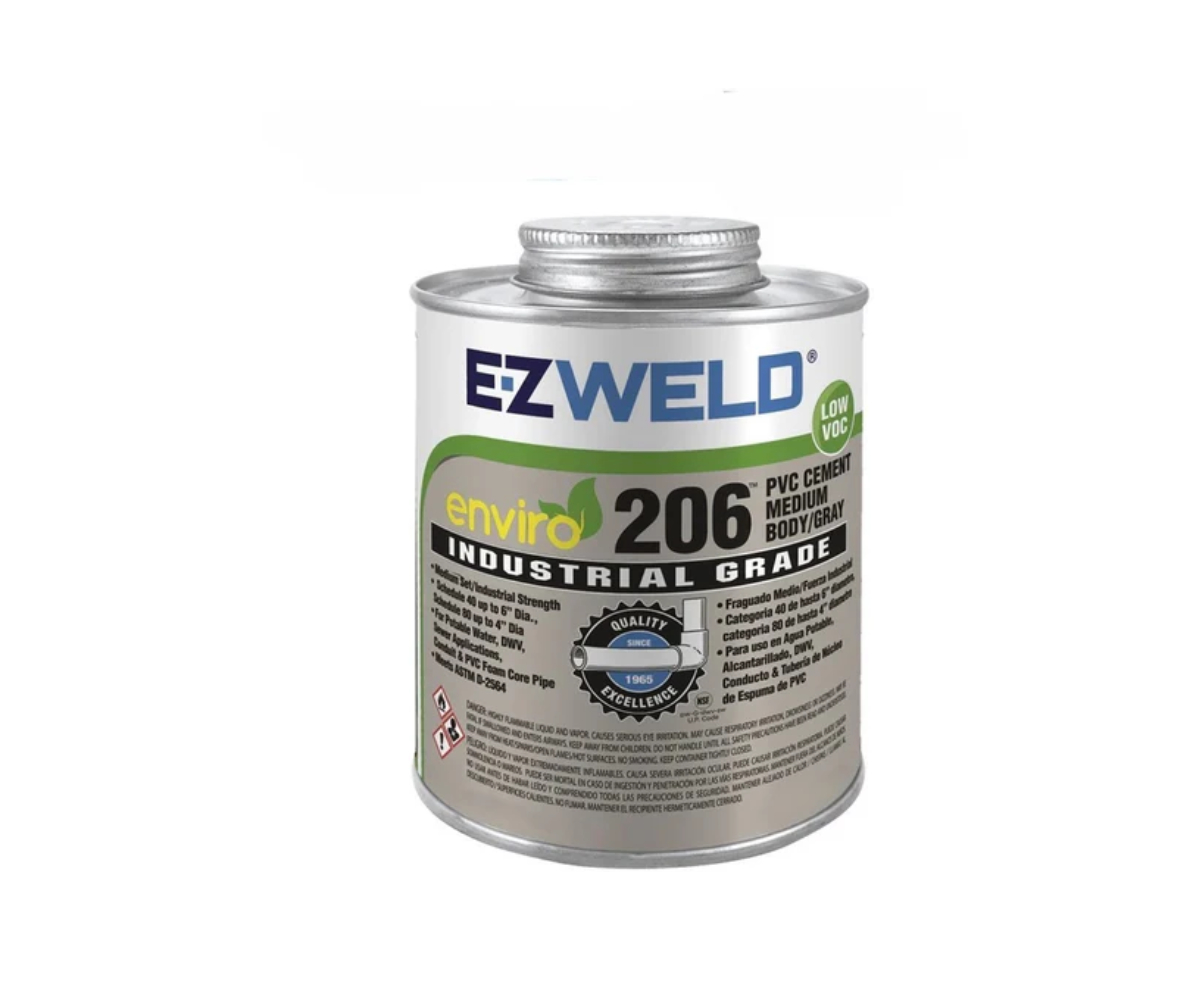 CEMENTO PVC 8 ONZAS GRIS EZ-WELD