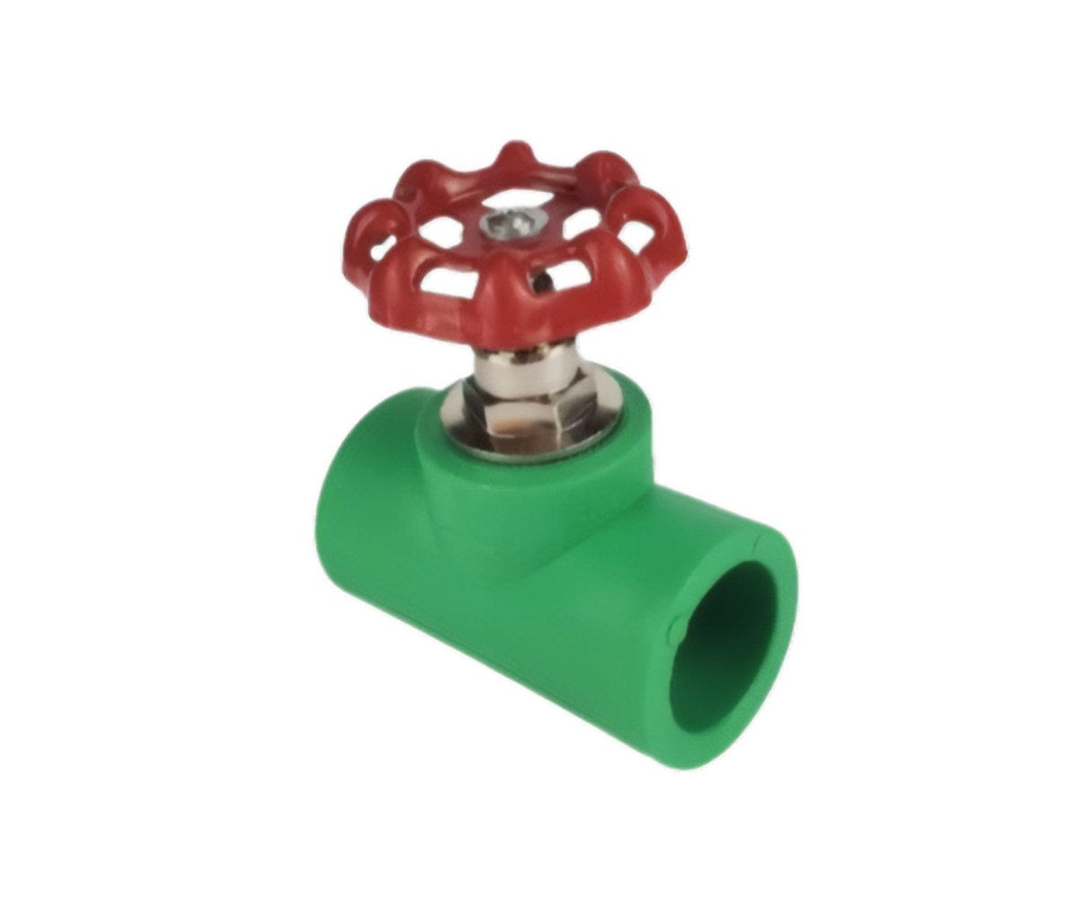 PPR LLAVE T/CUÑA VERDE 25MM 3/4 C/MANECILLA ROJA